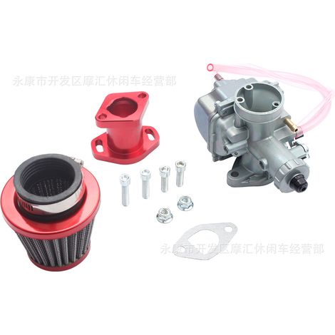 Go-kart 212cc GX200 6.5hp CT200U KT196 intake manifold, air filter, VM22 carburetor kit (1/4)