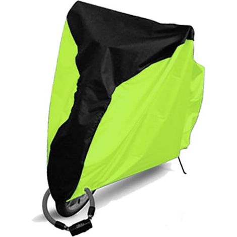 Housse de protection imperméable spécialement conçue pour vélo, équipée d’un trou de verrouillage pratique pour sécuriser votre deux-roues contre la pluie, la poussière et les intempéries. (1/3)