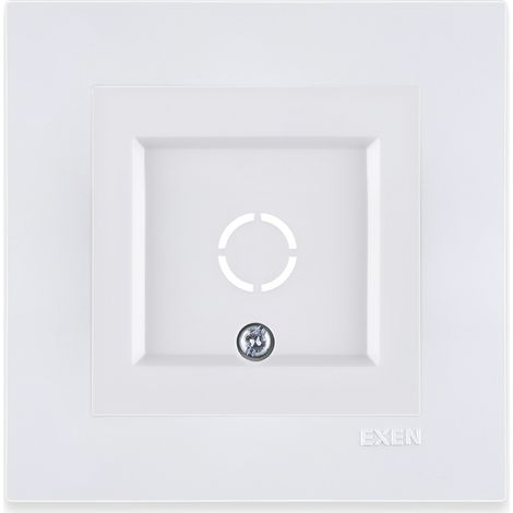 Sortie de câble blanc – ensemble complet avec plaque – 265/01E EXEN (1/3)