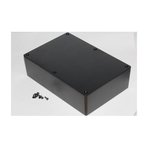 Hammond Electronics Enclosure ABS FR 121x94x30mm Black 1591XXGBK Contenitore universale 121 x 94 x 34 ABS Nero 1 pz.