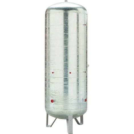 Cordivari - Serbatoio zincato verticale per autoclave da 100 litri per accumulo acqua in pressione senza membrana - Non omologato