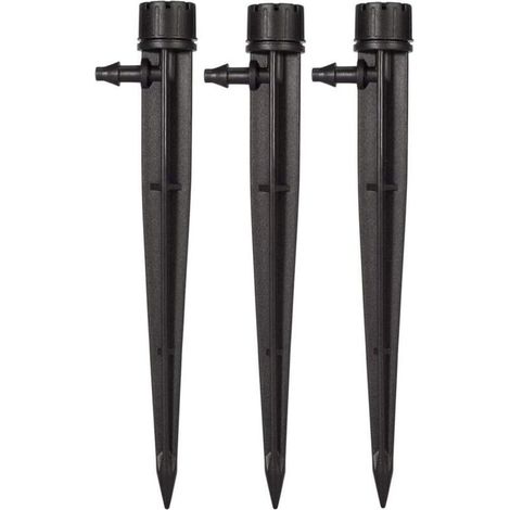 Goutteurs d'irrigation de Jardin pour Tube de 4 mm/7 mm 360 degrés 8 Trous réglables Système d'irrigation Micro débit Kit (100Pack) (1/3)