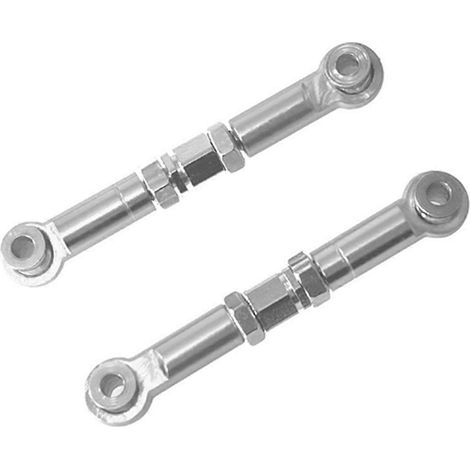 RC-Car-Lenkstange für Go 1/14 RC-Car-Teile (Silber)