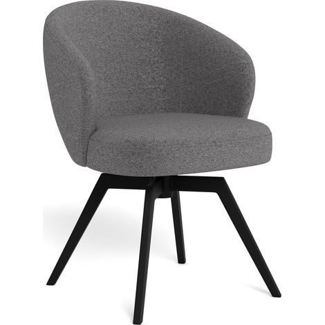 Chaise pivotante à 360° avec accoudoirs MARGAUX (1/5)