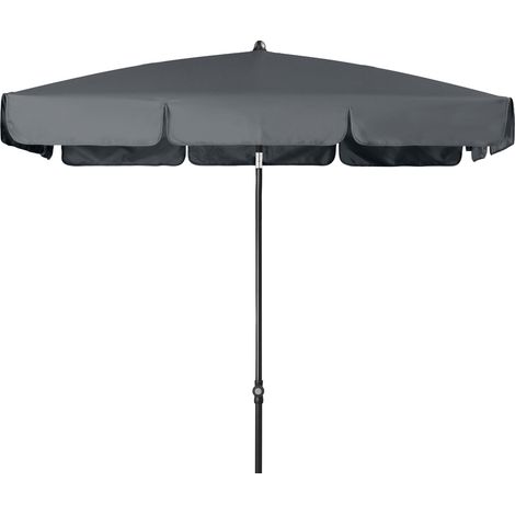 Doppler Mittelstockschirm "Sunline Waterproof Neo" 185 x 120 cm, anthrazit, Bezug aus 100% Polyester, Gestell aus Stahl, Gewicht 3,8 kg (1/5)