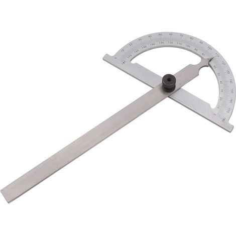 Winkelmesser 120 x 150 mm, hochpräzise Skala, drehbar, flexibel, mit Winkelmesseraufsatz, universeller Winkelmesser (1/5)