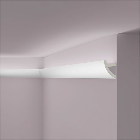 Cornisa NMC IL1 ARSTYL Noel Marquet Moldura decorativa Perfil de estuco Luz indirecta diseño moderno blanco 2 m (1/5)
