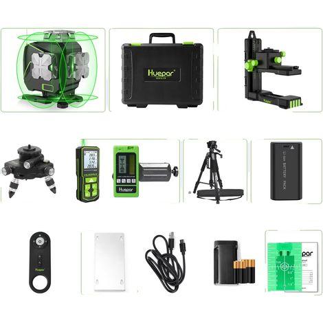 Niveau laser 4D, lignes de précision à 360°, longue autonomie, photo principale (1/2)