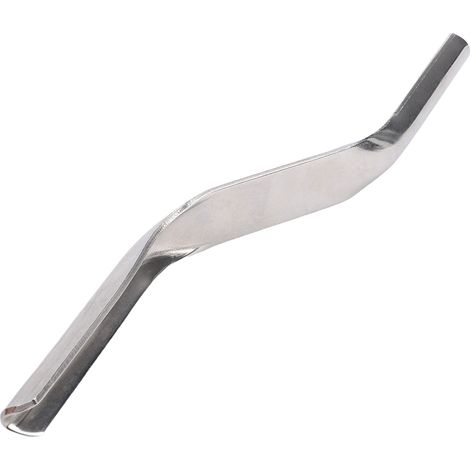 Spatule à jointoyer à tête ronde 1/2 po x 3/8 po en acier inoxydable pour carrelage de sol en céramique, cuisine, salle de bain, fenêtre, évier, remplissage