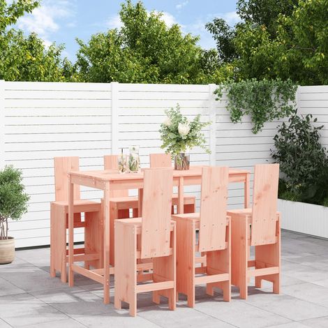 7-tlg. Gartenbar-Set Massivholz Douglasie (1/5)
