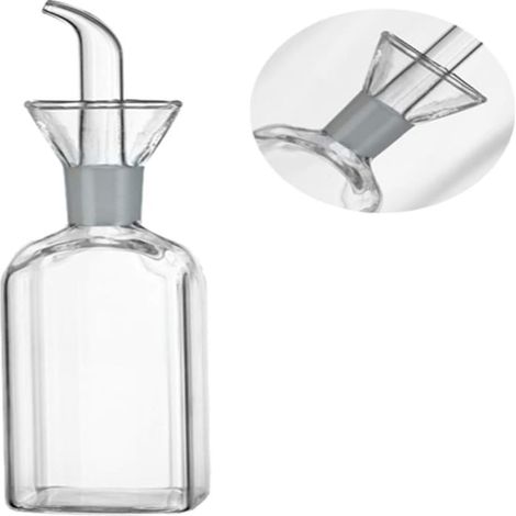 Bouteille En Verre Pour Huile D olive - Bec Verseur Anti-goutte - Embouchure Large Pour Recharge Facile - Idéal Cuisine Et Barbecue - 500 Ml (1/5)
