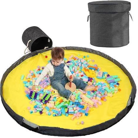 Aufbewahrungstasche für Kinderspielzeug, Spielzeugtasche für Spielmatten, Aufbewahrungstasche für Spielmatten, Aufbewahrungstasche für Strandspielzeug, Aufbewahrungstasche für Babyspielzeug, Korb (1/5)