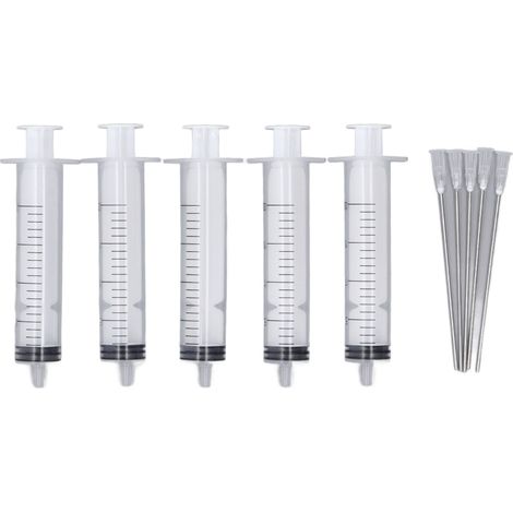 Kit de Recharge d'Encre pour Imprimante Jet d'Encre - 5 Seringues de 20ml avec 5 Aiguilles Plates de 10cm - Matériel de Bureau (1/5)