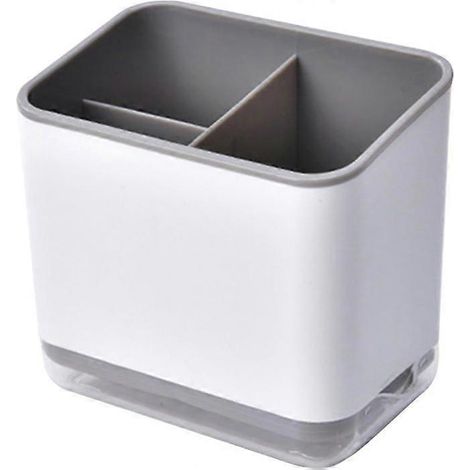 Égouttoir à couverts, égouttoir, égouttoir d'évier, porte-baguettes, porte-cuillères, égouttoir à baguettes et fourchettes, panier à linge, boîte de rangement (grise) (1/5)