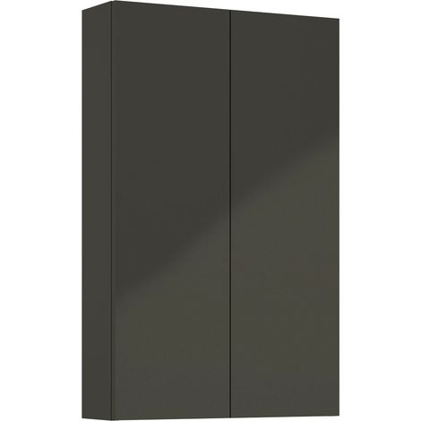 ROYO C0070624 STYLE Mueble Alto De Colgar 2 Puertas Antracita Brillo - ref: C0070624 (1/2)