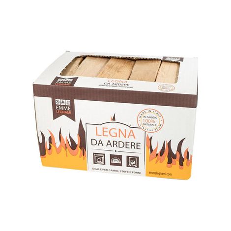 LEGNA DA ARDERE 11 KG CIRCA FAGGIO IN SCATOLA