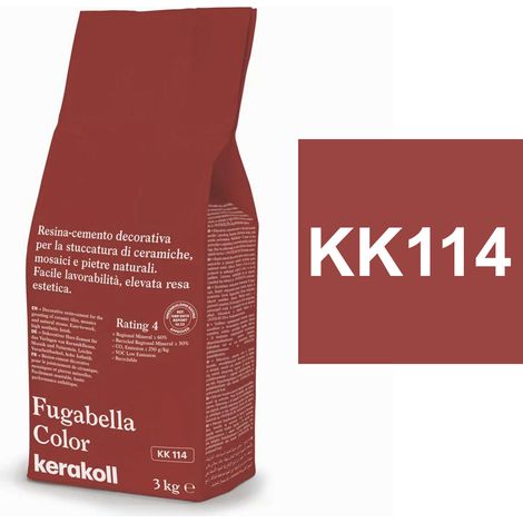 Fugacolor kk114 sacco da 3kg resina decorativa per fughe