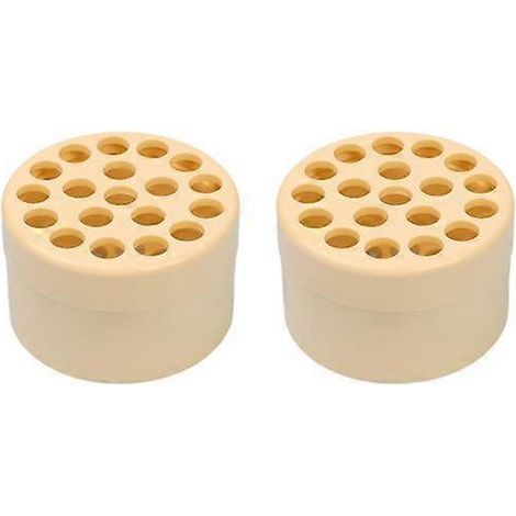 Lot de 2 supports à tiges spiralés Ikebana pour bouquets DIY, vase torsadé, grille de fixation pour plantes à plusieurs trousJaune (1/5)