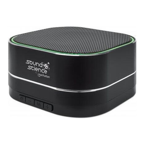 Manhattan Metallic Bluetooth altavoz (micrófono, radio FM, salida de sonido decente (3W), 6 horas de tiempo de reproducción) (1/4)