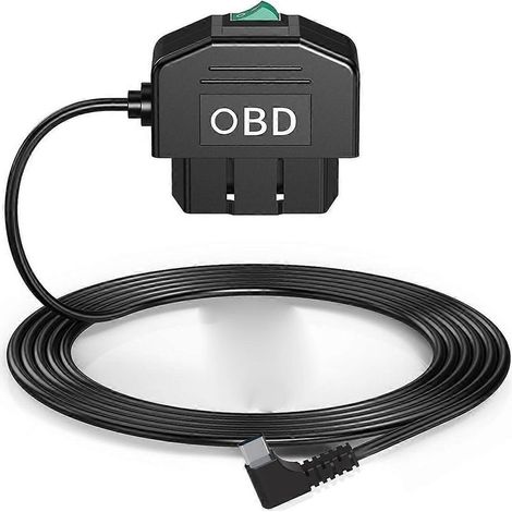 Kit de câblage OBD pour caméra embarquée, avec câble d'alimentation OBD 12-24V vers 5V/3A-- (1/5)