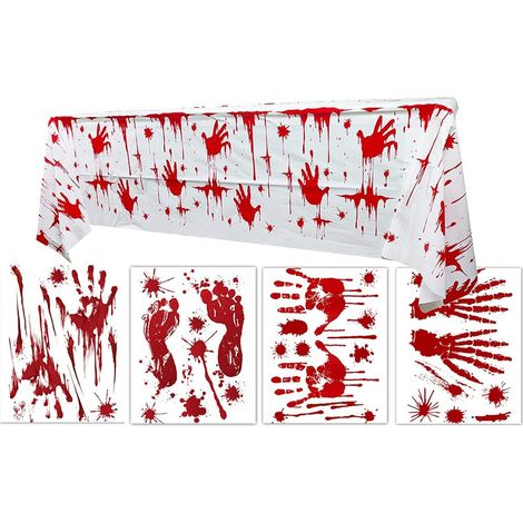Autocollants pour fenêtres d'Halloween - Autocollants amovibles (1/5)