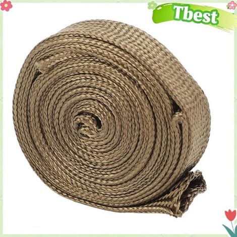 Manchon protecteur de durite de carburant - TBEST - 3 m - Fibre d'obsidienne - Résiste 900°C - Ignifuge (1/5)