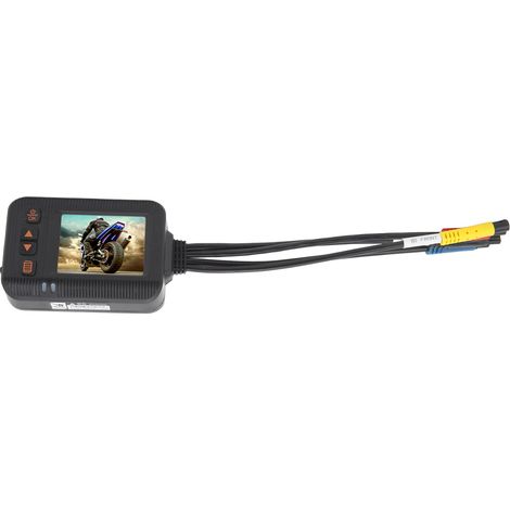 Caméra Moto Étanche 2 Pouces, Enregistrement Vidéo Clair, Dashcam Moto avec Stationnement, Recorder de Conduite pour UTV, ATV, Voiturettes de Golf (1/5)