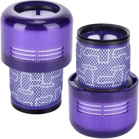 Lot de 2 filtres pour aspirateur Dyson V11 V15 SV14 SV22 - Lavable - Compatible avec Absolute Animal Detect Cyclone Extra Pro Torque Drive - Pièces de rechange (1/4)
