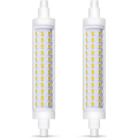 Akynite R7S LED 118 mm 15W Blanc Froid 6000K 1540lm, 96 SMD LEDs, Équivalent à Lampe Crayon Halogène J118 R7S 100W 120W, AC 220V, Ampoule 118mm LED Lampe non-dimmable, lot de 2 (1/5)