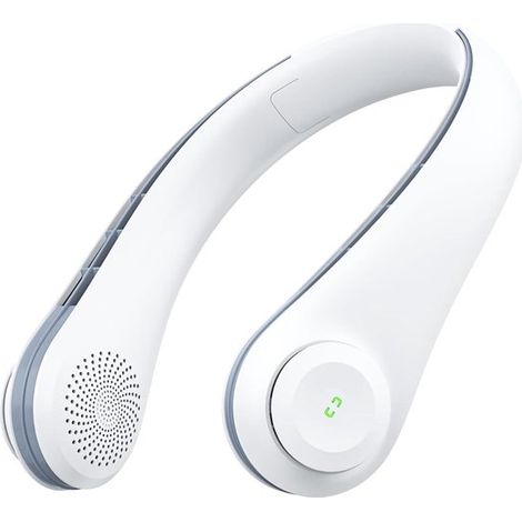 Ventilatore da collo, portatile e silenzioso con batteria da 5000 mAh, ricaricabile tramite USB, regolabile, 3 velocità (1/5)