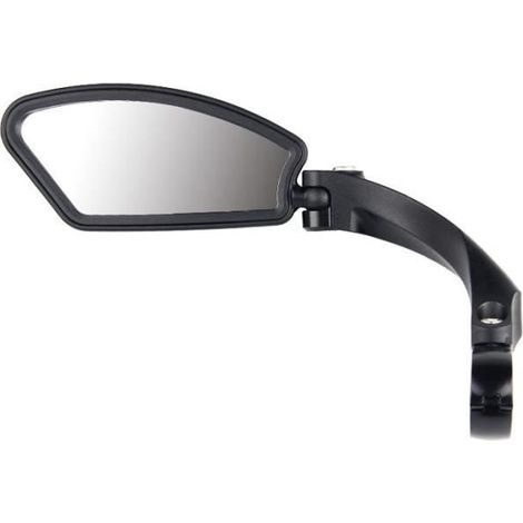 Rétroviseur vélo - ONEVER - Universel - Acier inoxydable - 360 degrés réglable - Noir (1/4)