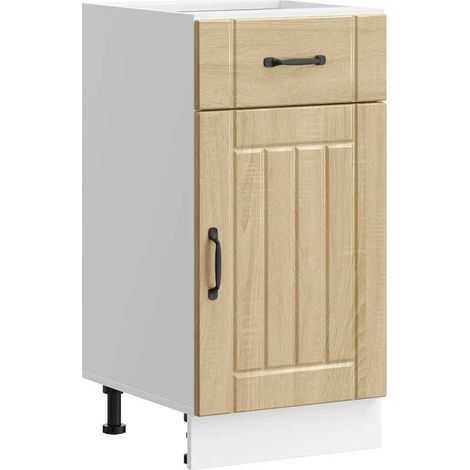 Küchen-Unterschrank Lucca Sonoma-Eiche Holzwerkstoff