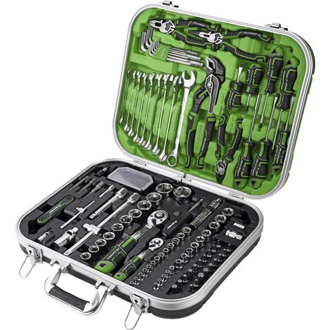 Sealey - AK7980HV Mechanic's Tool Kit 144pc Hi-Vis Green (1/2)
