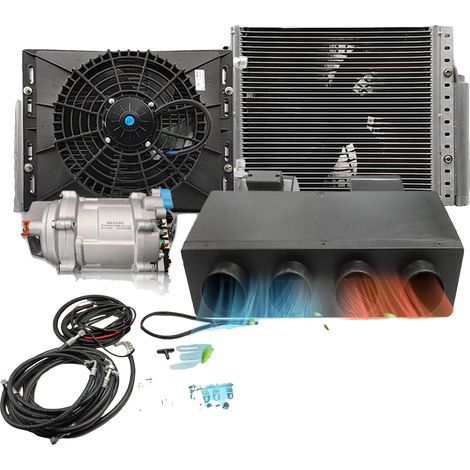 Climatiseur Électrique de Voiture, Refroidissement Rapide, Installation Flexible, Chauffage et Refroidissement 12V-a (1/2)