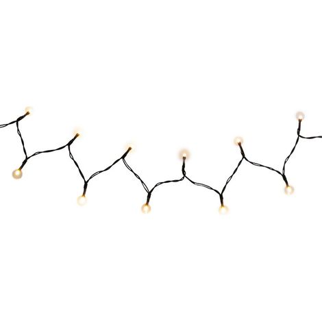 Lichterkette MagicHome Weihnachten CEIBO, 96 LED warmweiß, 8 Funktionen, Timer, 3xAA, für außen, Beleuchtung, L-7 m (1/4)