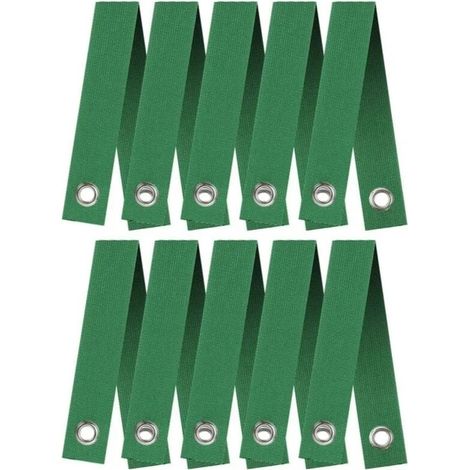 Lot de 10 attaches pour arbres 3,8 x 40 cm – Liens de fixation anti-vent – Support optimal pour arbres et arbustes (1/5)