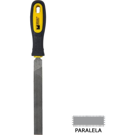 LIMA PIATTA C/MANICO MAURER 100MM - CF. IN BLISTER (1/2)