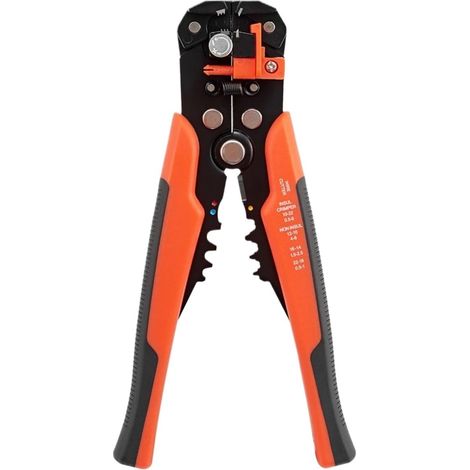 Pince à dénuder et à sertir automatique professionnelle pour couper les fils de 10 à 24 AWG (0,2-6,0 mm²) Outil à main (1/5)