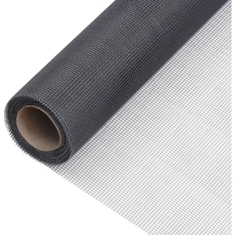 Écran en treillis Fibre de verre 80x1000 Gris (1/5)