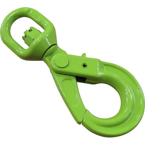 Swivel Self Locking Hook Grade 100 6MM (G100 1.5T Autolock Chain Lifting Component) (1/2)