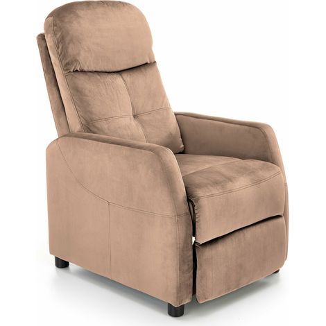 Sillón reclinable Houston 992, Beige, 103x64x84cm, Tapiz