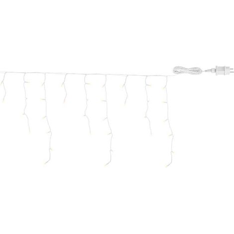 LED Lichterkette Gartendeko Weihnachtskette Innen- und Außen L 1200 cm 1800K