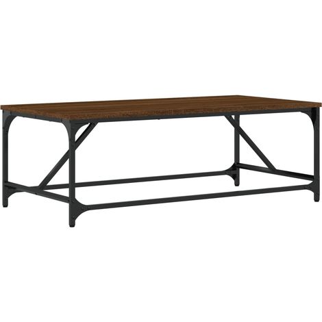 Maison Exclusive - Couchtisch Braun Eichen-Optik 100x50x35 cm Hol