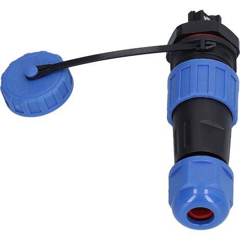 Connecteur Aviation Étanche IP68 LP16 3 Pôles, 250V 10A, avec Écrou de Fixation, Mâle Femelle sans Brasure (1/5)