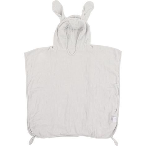 Serviette de bain enfant capuche lapin cartoon coton doux respirant ultra-absorbant pour bébé adolescent (1/5)