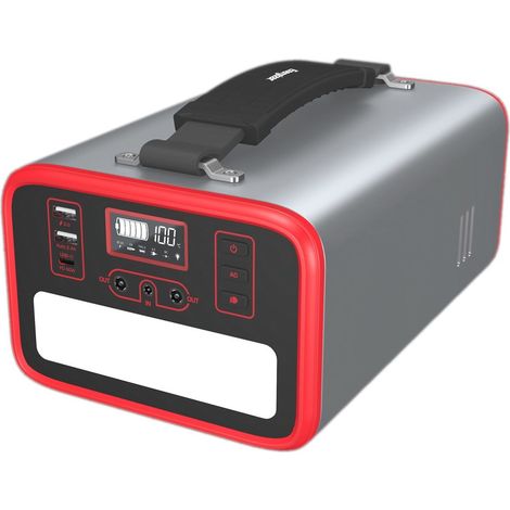 Energizer S9145863 Power Station Portatile PPS320W1 307.2 Wh Batteria LiFePO4 300 W USB-C PD 60 W 2 Uscite DC 12 V Luce LED 6 W colore Nero (1/5)