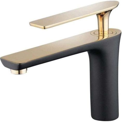 Mitigeur de lavabo Robinet de lavabo Tout cuivre robinet d'eau chaude et froide lavabo robinet de lavabo (1/4)