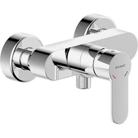 Aufputz-Brausearmatur BRAVAT GENF - chrom - 3557042