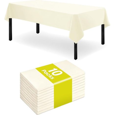 10x Nappe lavable 120x180cm, Épaisse & Absorbante, Jaune
