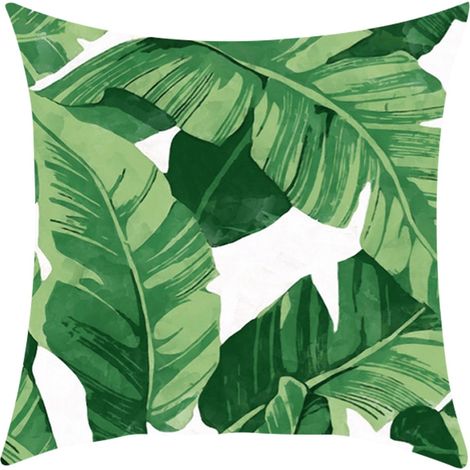 Taie D'oreiller Lin - 45 x 45 Cm - Tissu Lin Naturel Respirant - Pour Canapé Lit Sofa Voiture - Lot De 1 (1/4)